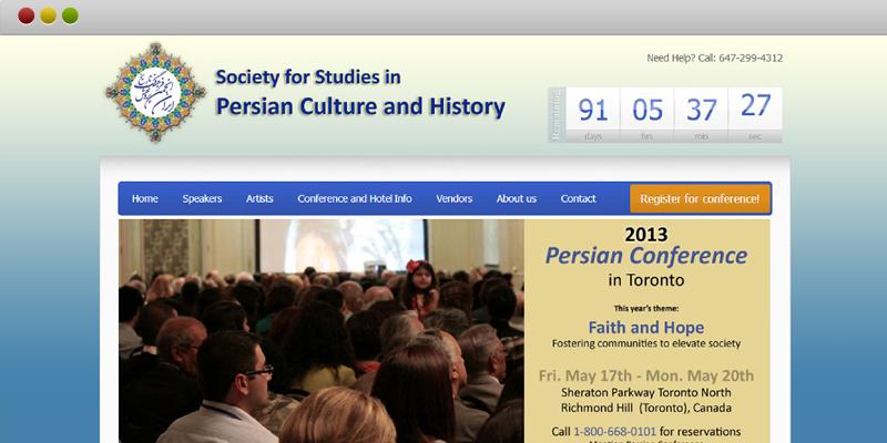 PERSIAN CONFERENCE WEBSITE