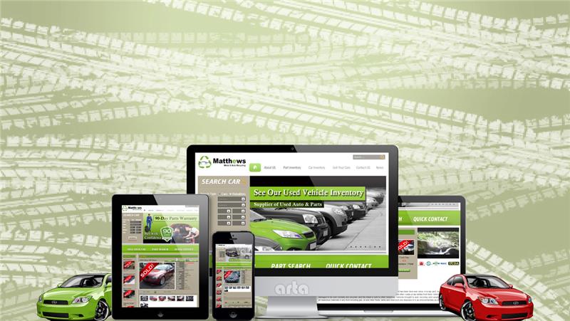   MATTHEWS AUTO RECYCLING Website Launch