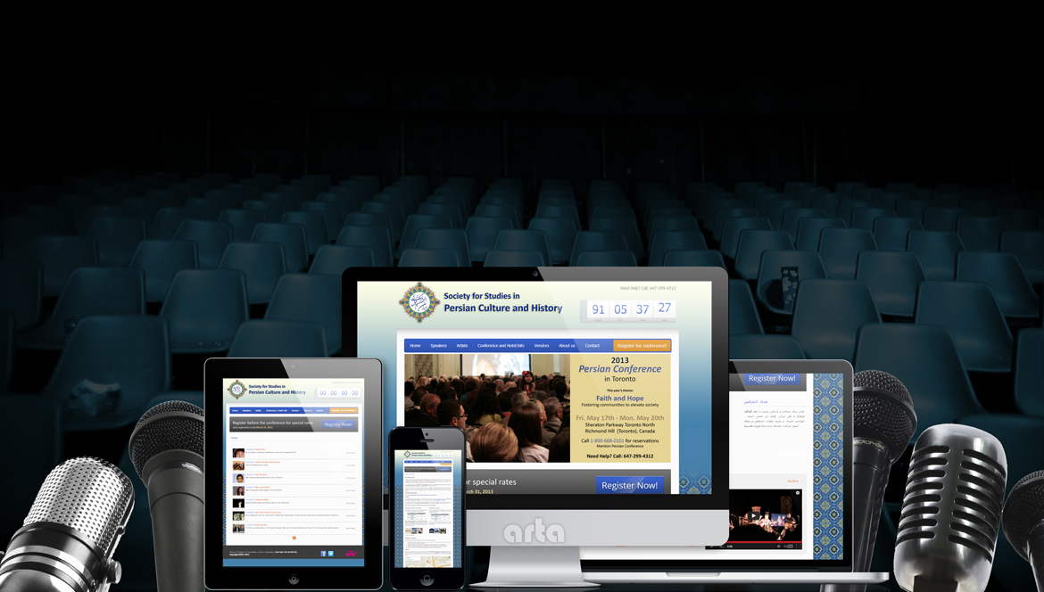 PERSIAN CONFERENCE WEBSITE